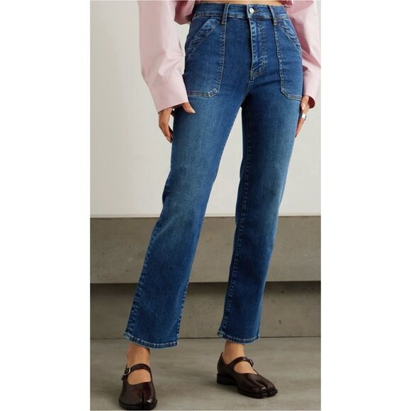 Frame Le High Straight Utility Jeans - Picture 2 of 7